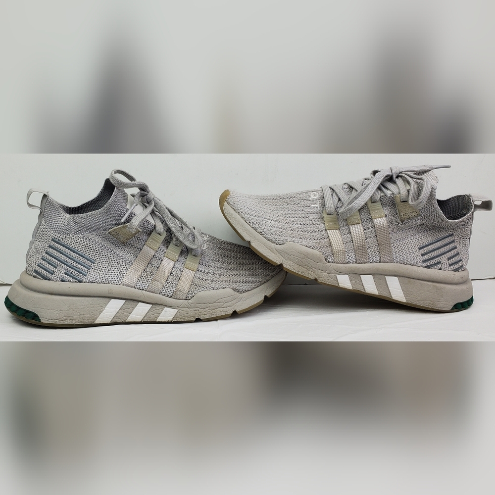 Adidas Mens EQT Support ADV Mid Primeknit Silver Anniv B37372 - Size 9 - GUC